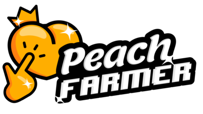 logo peach farmer